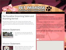 Tablet Screenshot of petparadisetullahoma.com